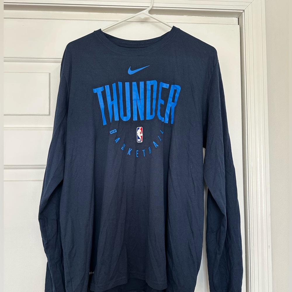 Nike Thunder Basketball Long Sleeve Shirt